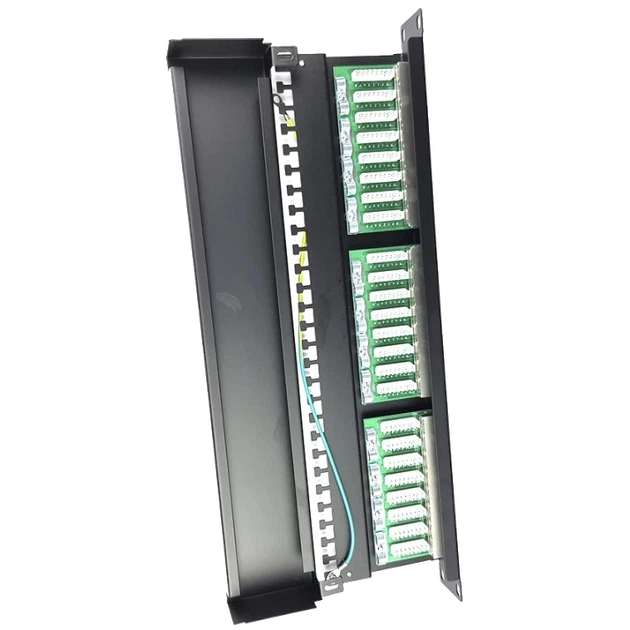 STP патч-панель EServer 24 порта 1U 19" модульная (без модулей) - изображение 2