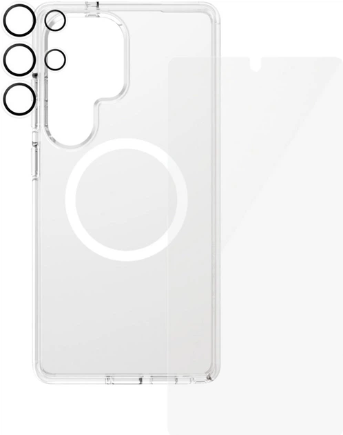 Etui Panzer Glass CARE Flagship 3-in-1 Protection Bundle do Samsung Galaxy S25 Ultra Transparent (5715685016189) - obraz 3