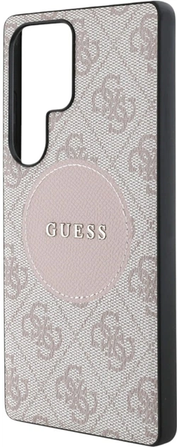 Панель Guess 4G Round Patch Classic Logo MagSafe для Samsung Galaxy S25 Ultra Brown (3666339449001) - зображення 6