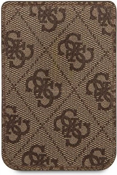 Магнітний гаманець Guess Wallet 4G Triangle with MagSafe Brown (GUWMS4GTLBR) - зображення 3