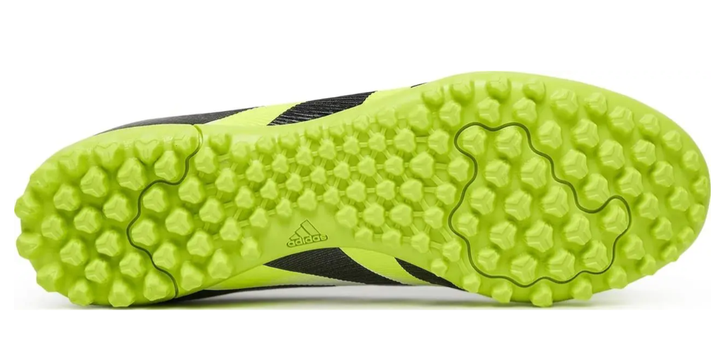 Сороконожки ADIDAS PREDATOR CLUB TF для взрослых белый/черный/зеленый size 42 2/3 /27.0см - изображение 3