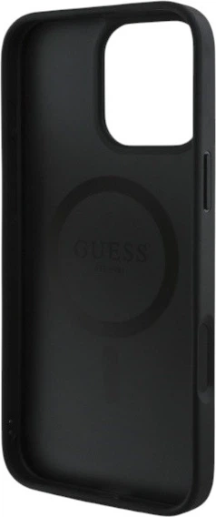 Etui plecki Guess 4G Small Classic MagSafe do Apple iPhone 16 Pro Black (GUHMP16LP4SM4MK) - obraz 7