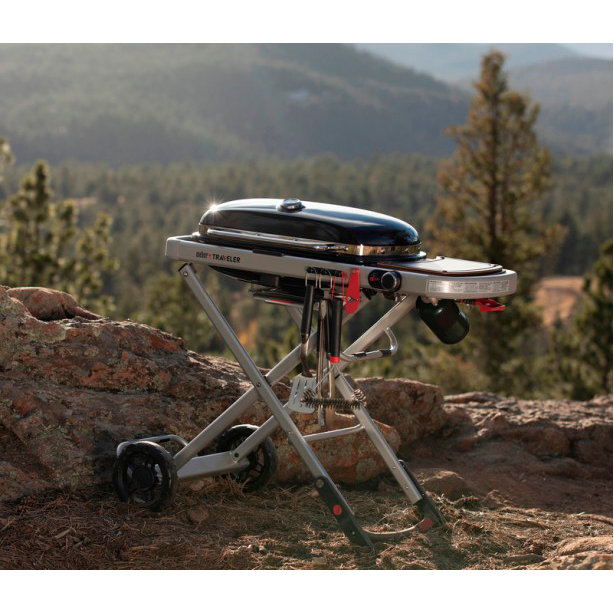Портативный газовый гриль Weber Traveler 9010075 - изображение 4