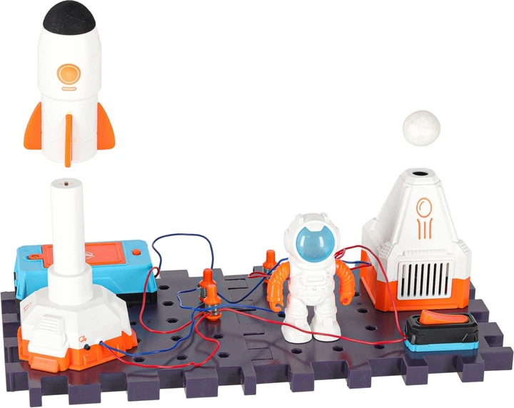 Навчальний набір KIK Маленький електрик - космічна станція KX2916_2 (5903039769403) - зображення 4
