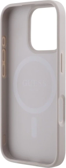 Etui plecki Guess 4G Small Classic MagSafe do Apple iPhone 16 Pro Pink (GUHMP16LP4SM4MP) - obraz 7