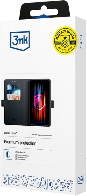 Etui z klapką 3MK Wallet Case do POCO C71 4G/Xiaomi Redmi A5 4G Black (5903108658751) - obraz 7