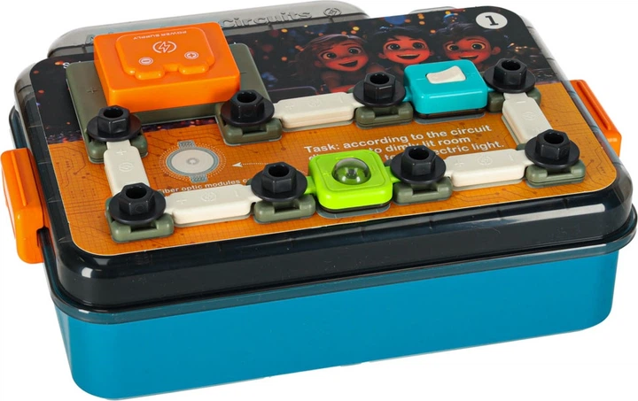 Навчальний набір KIK Маленький електрик 45 елементів + 12 карток KX2916 (5903039769380) - зображення 7