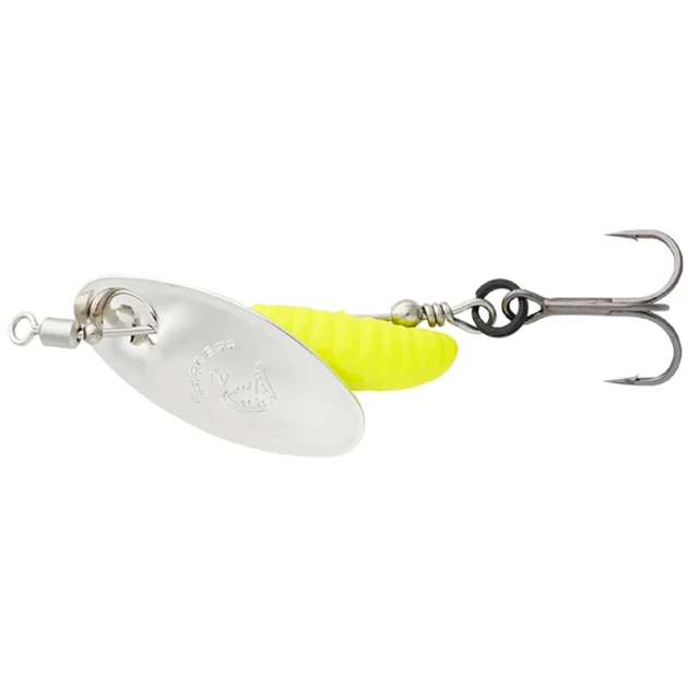 Блешня Savage Gear Grub Spinners #2 5.8g Silver Yellow - Фото 1 Блешня Savage Gear Grub Spinners #2 5.8g Silver Yellow - зображення 1