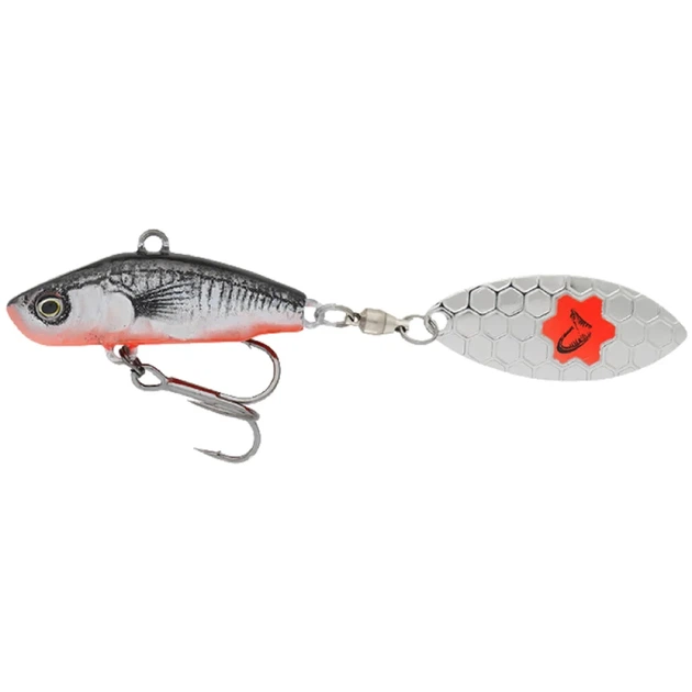 Тейл-спінер Savage Gear 3D Sticklebait Tailspin 73mm 13.0g Black Red - Фото 1 Тейл-спінер Savage Gear 3D Sticklebait Tailspin 73mm 13.0g Black Red - зображення 1