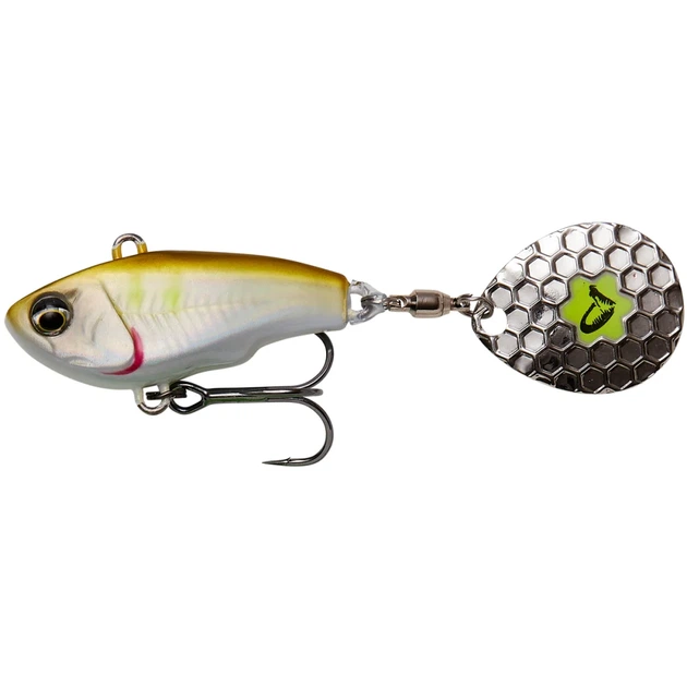 Тейл-спінер Savage Gear Fat Tail Spin 80mm 24.0g Ayu - Фото 1 Тейл-спінер Savage Gear Fat Tail Spin 80mm 24.0g Ayu - зображення 1