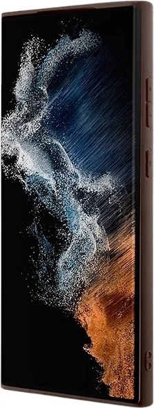 Панель Guess 4G Collection Leather Metal Logo MagSafe для Samsung Galaxy S24 Ultra Brown (GUHMS24LG4GFRW) - зображення 5