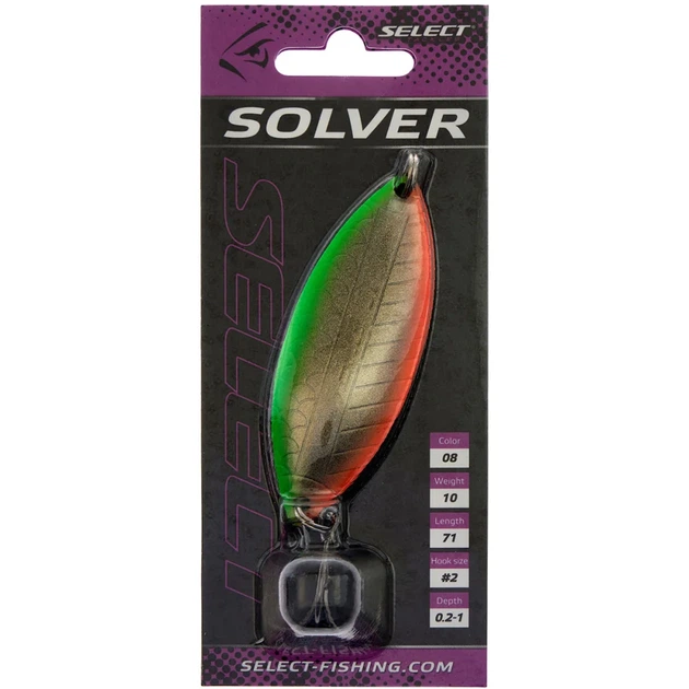 Блесна Select Solver 10.0g 71mm #08 - Фото 2 Блесна Select Solver 10.0g 71mm #08 - изображение 2