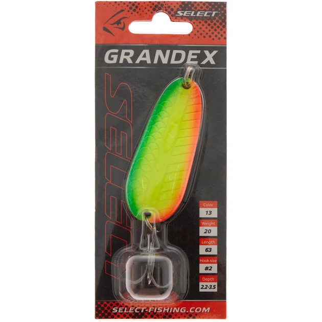 Блесна Select Grandex 20.0g 63mm #13 - Фото 2 Блесна Select Grandex 20.0g 63mm #13 - изображение 2