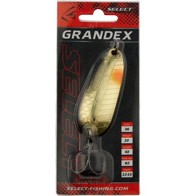 Блешня Select Grandex 20.0g 63mm #06 - зображення 2