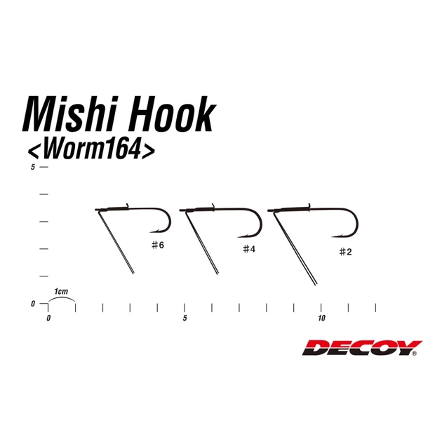 Крючок Decoy Worm164 #4 (5 шт/уп) - изображение 2