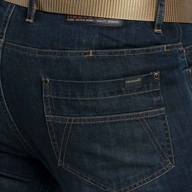 Брюки Pentagon Rogue Jeans Pants 40 32" Indigo Blue - Фото 5 Брюки Pentagon Rogue Jeans Pants 40 32" Indigo Blue - изображение 5