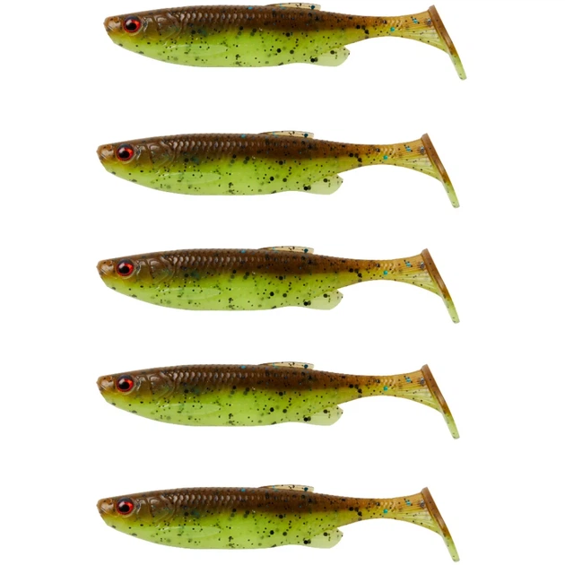 Силикон Savage Gear Fat Minnow T-Tail 130mm 20.0g Chartreuse Pumpkin (5 шт/уп) - Фото 1 Силикон Savage Gear Fat Minnow T-Tail 130mm 20.0g Chartreuse Pumpkin (5 шт/уп) - изображение 1