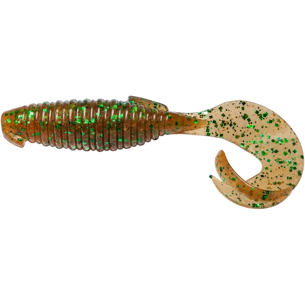Силікон Keitech Flapper Grub 4" EA#02 Peach Green FLK. (7 шт/уп) - Фото 1 Силікон Keitech Flapper Grub 4" EA#02 Peach Green FLK. (7 шт/уп) - зображення 1