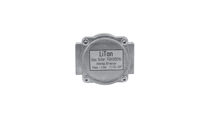 Газовый фильтр LiTon FGH30016 1/2" 50 мкм Т(-15...+70°C) P=2 bar - изображение 2