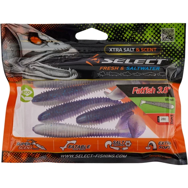 Силикон Select FatFish 3.8" #280 (5 шт/уп) - изображение 2