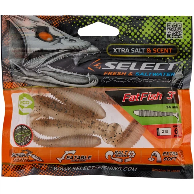 Силикон Select FatFish 3" #215 (6 шт/уп) - изображение 2
