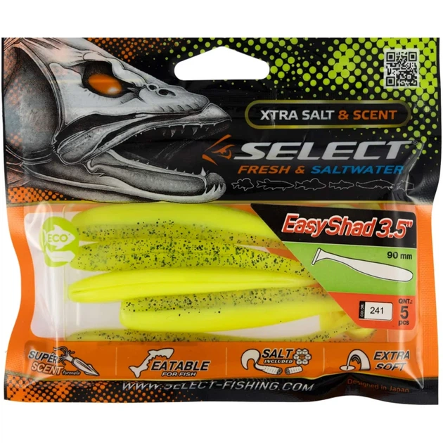 Силикон Select Easy Shad 3.5" #241 (5 шт/уп) - изображение 2