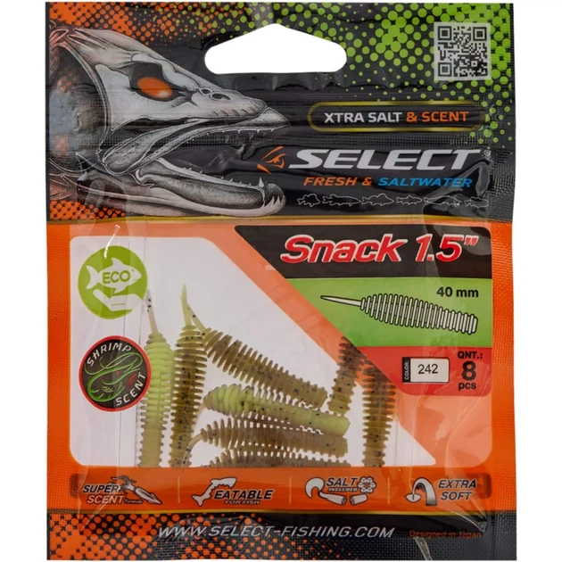Силикон Select Snack 1.5" #242 (8 шт/уп) - изображение 2