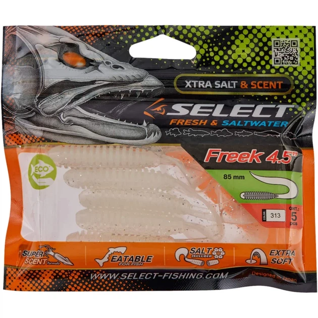 Силикон Select Freek 4.5" #313 (5 шт/уп) - Фото 2 Силикон Select Freek 4.5" #313 (5 шт/уп) - изображение 2