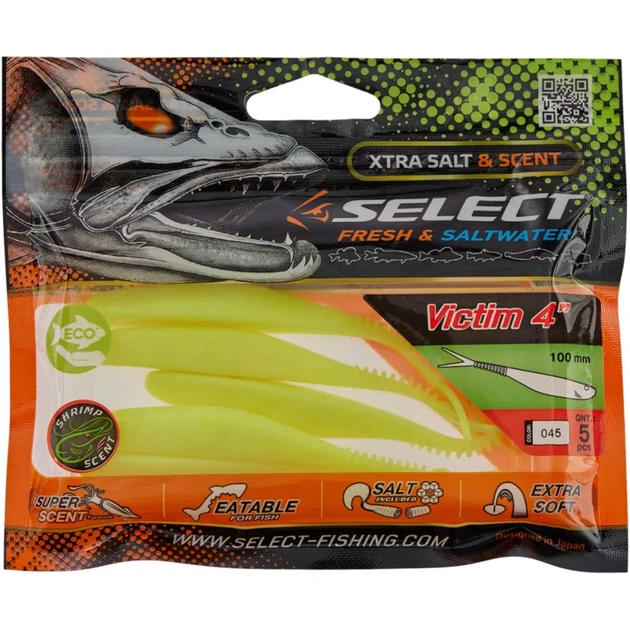 Силикон Select Victim V-Tail 4" #045 (5 шт/уп) - Фото 2 Силикон Select Victim V-Tail 4" #045 (5 шт/уп) - изображение 2