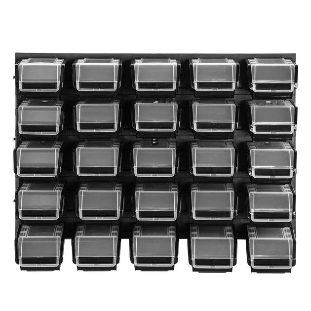 Tablica warsztatowa Kadax Lokke K7702 58 x 39 cm 25 elementów Czarna (5903699468548) - obraz 2