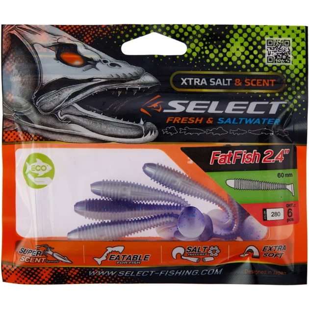 Силикон Select FatFish 2.4" #280 (6 шт/уп) - изображение 2
