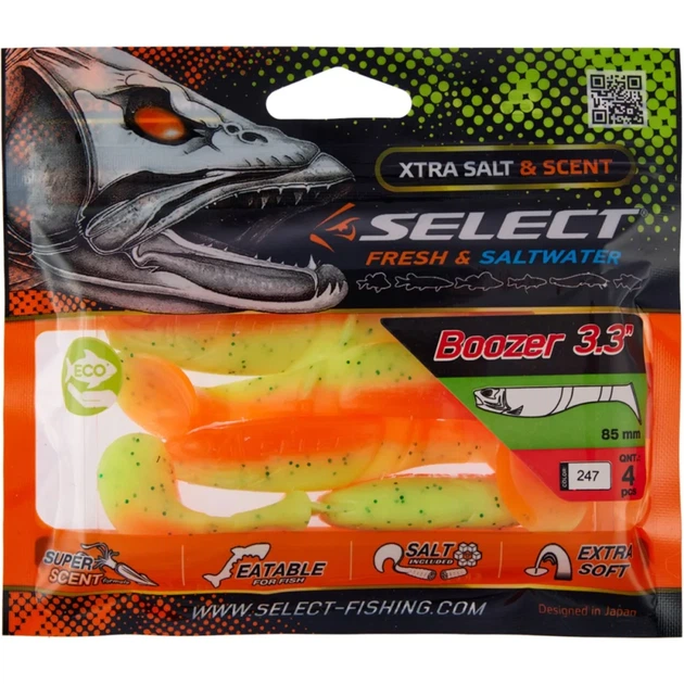 Силикон Select Boozer 3.3" #247 (4 шт/уп) - изображение 2
