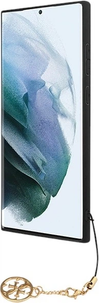 Etui plecki Guess 4G Charms Collection do Samsung Galaxy S24 Ultra Black (GUHCS24LGF4GGR) - obraz 5