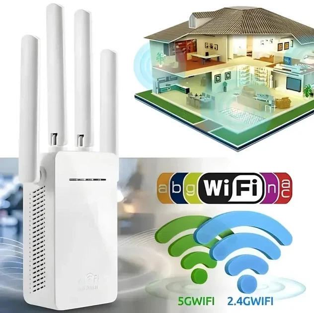 Wi-Fi репітер WR09WIFI підсилювач бездротового сигналу (300 Мбіт/с) - зображення 8