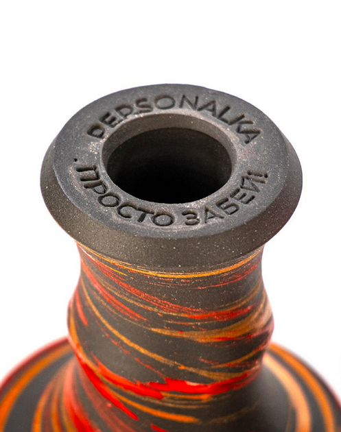 Чаша глиняная для кальяна классическая Personalka Bowl Orange Red - Фото 2 Чаша глиняная для кальяна классическая Personalka Bowl Orange Red - изображение 2