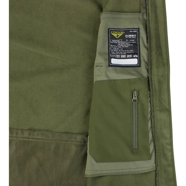 Куртка Condor-Clothing Summit Softshell Jacket L Olive drab - изображение 4