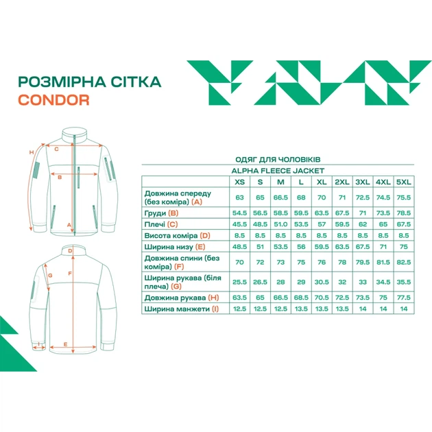 Куртка Condor-Clothing Alpha Fleece Jacket XXL Black - изображение 10
