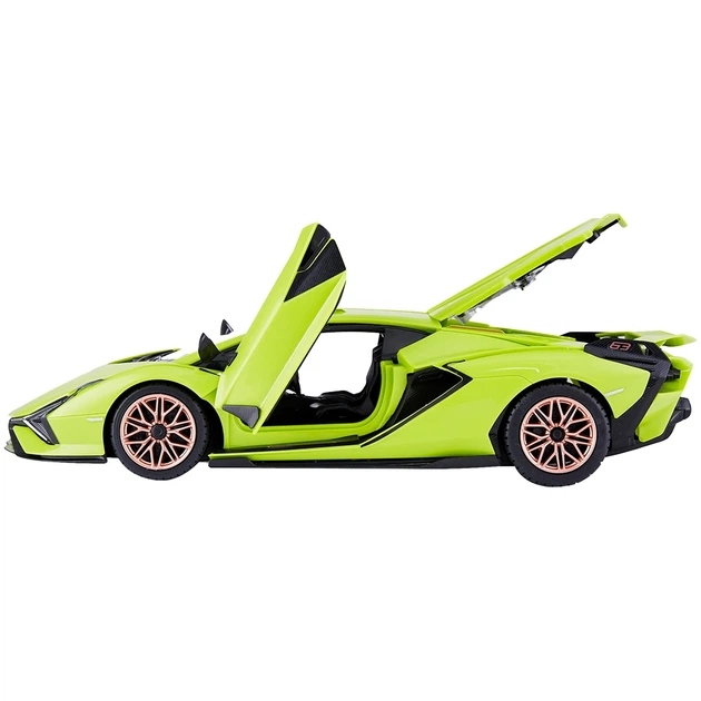 Машинка-конструктор Rastar Lamborghini Sian 1:18. Зеленый - Фото 2 Машинка-конструктор Rastar Lamborghini Sian 1:18. Зеленый - изображение 2