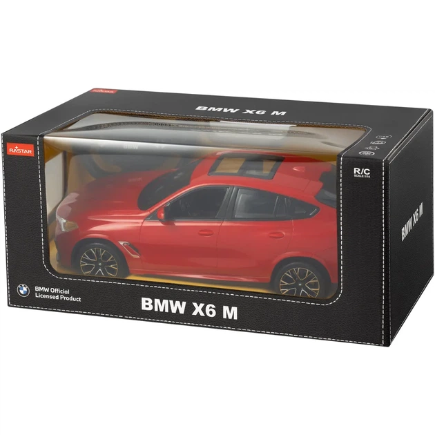 Машинка Rastar BMW X6 M 1:14 Красный - Фото 12 Машинка Rastar BMW X6 M 1:14 Красный - изображение 12