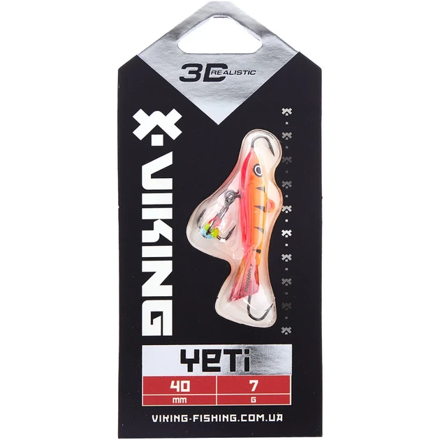 Балансир Viking Fishing Yeti Ice Jig 40mm 7.0g #15 Pink Moon - зображення 2