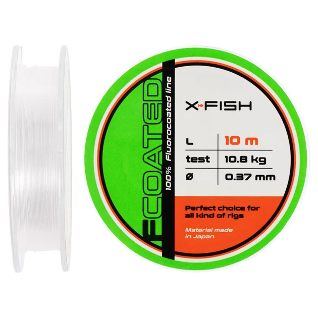 Флюорокарбон X-Fish FCoated 10m 0.37mm 10.8kg - Фото 1 Флюорокарбон X-Fish FCoated 10m 0.37mm 10.8kg - изображение 1