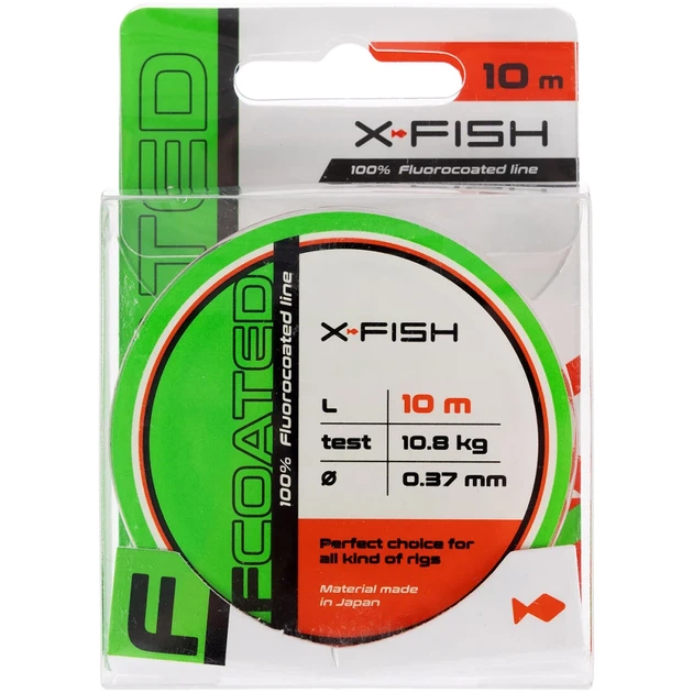 Флюорокарбон X-Fish FCoated 10m 0.37mm 10.8kg - Фото 2 Флюорокарбон X-Fish FCoated 10m 0.37mm 10.8kg - изображение 2