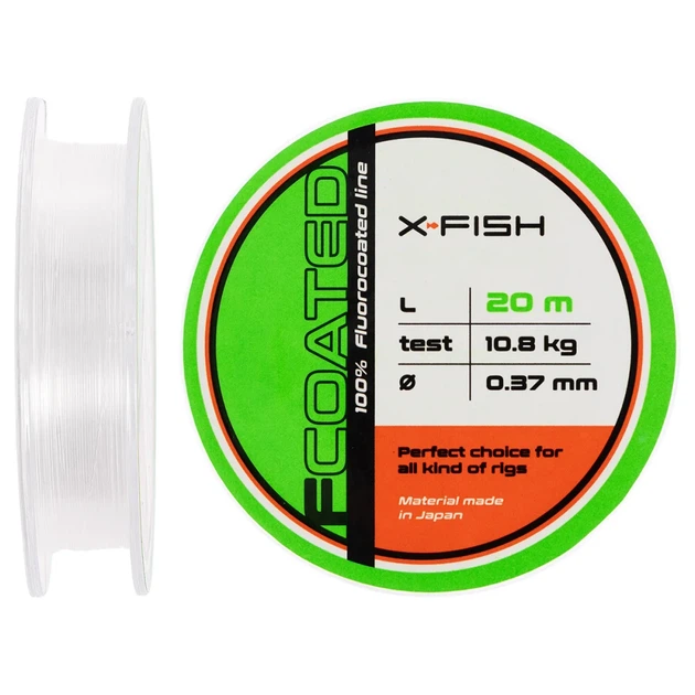 Флюорокарбон X-Fish FCoated 20m 0.37mm 10.8kg - Фото 1 Флюорокарбон X-Fish FCoated 20m 0.37mm 10.8kg - изображение 1