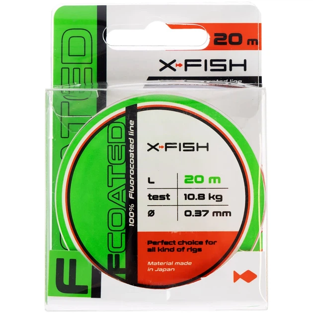 Флюорокарбон X-Fish FCoated 20m 0.37mm 10.8kg - Фото 2 Флюорокарбон X-Fish FCoated 20m 0.37mm 10.8kg - изображение 2