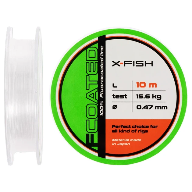Флюорокарбон X-Fish FCoated 10m 0.47mm 15.6kg - Фото 1 Флюорокарбон X-Fish FCoated 10m 0.47mm 15.6kg - зображення 1
