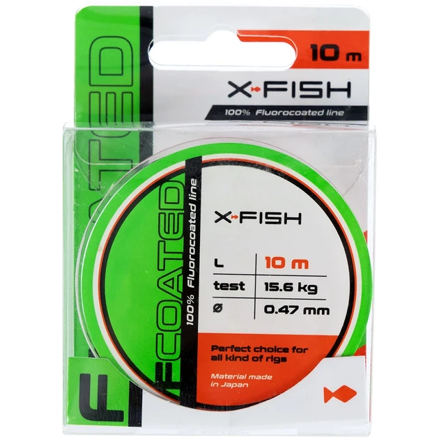 Флюорокарбон X-Fish FCoated 10m 0.47mm 15.6kg - Фото 2 Флюорокарбон X-Fish FCoated 10m 0.47mm 15.6kg - зображення 2