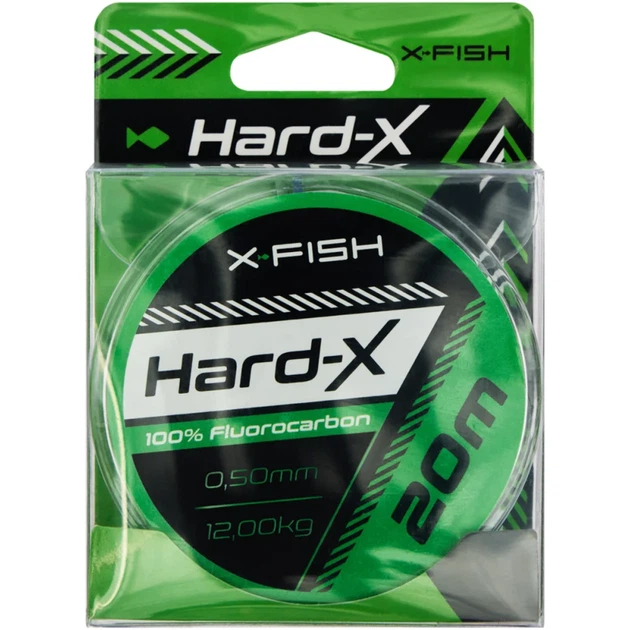 Флюорокарбон X-Fish Hard-X 20m (clear) 0.50mm 12.00kg - Фото 2 Флюорокарбон X-Fish Hard-X 20m (clear) 0.50mm 12.00kg - изображение 2