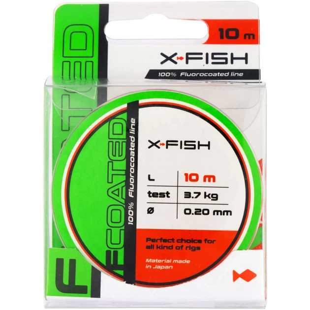 Флюорокарбон X-Fish FCoated 10m 0.20mm 3.7kg - Фото 2 Флюорокарбон X-Fish FCoated 10m 0.20mm 3.7kg - изображение 2