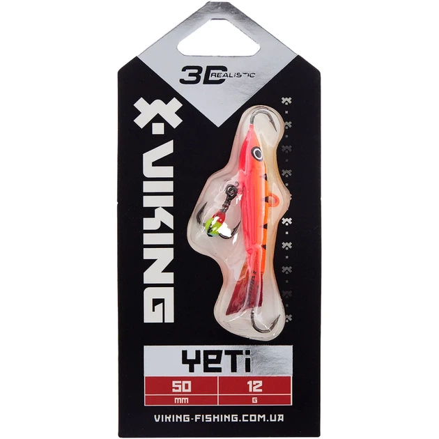Балансир Viking Fishing Yeti Ice Jig 50mm 12.0g #15 Pink Moon - зображення 2