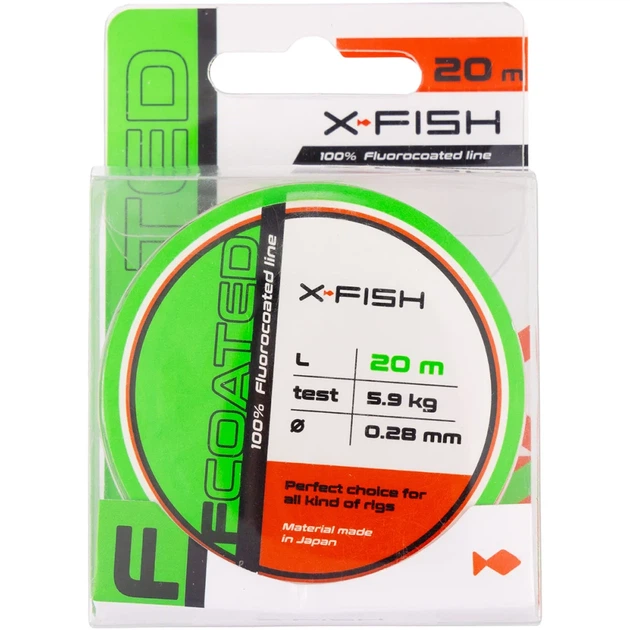 Флюорокарбон X-Fish FCoated 20m 0.28mm 5.9kg - изображение 2